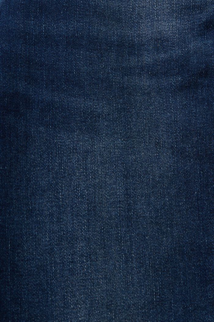 Recycelt: Skinny Stretchjeans mit mittelhohem Bund