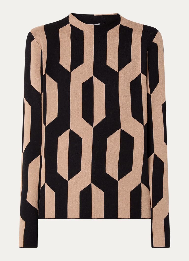Top a maglia fine con stampa grafica di Gerry Weber