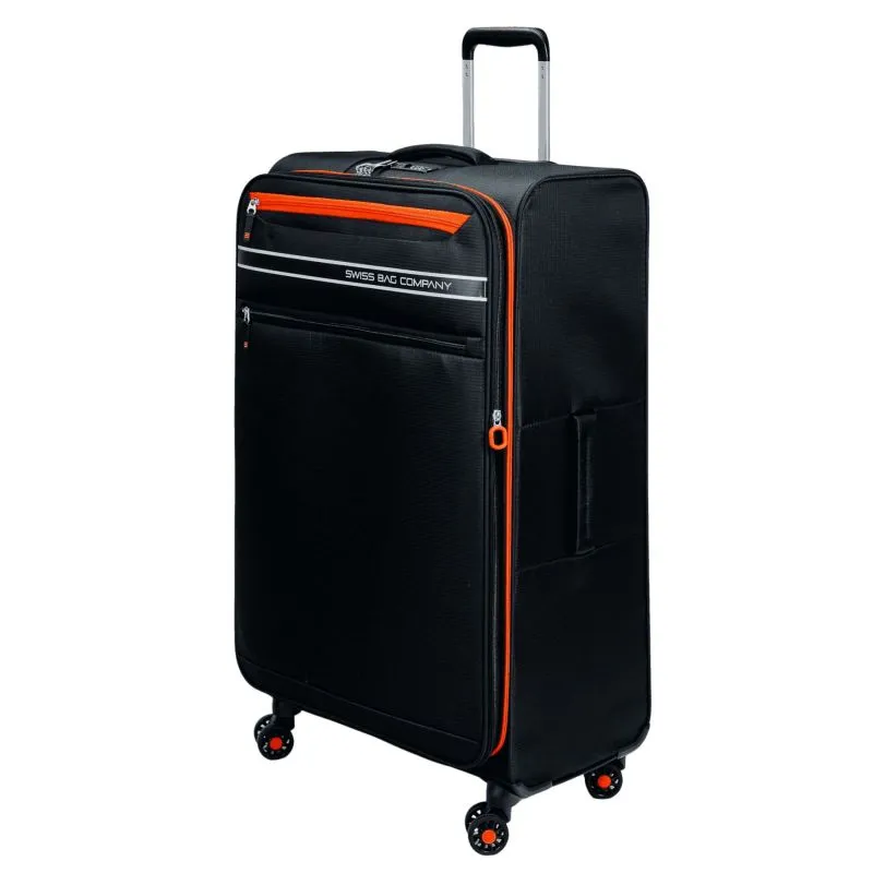 Swiss Bags Ohio Trolley L (78 cm) Erweiterbar - Black