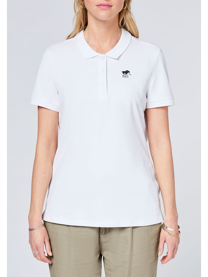 Polo Sylt Poloshirt in Weiß günstig kaufen