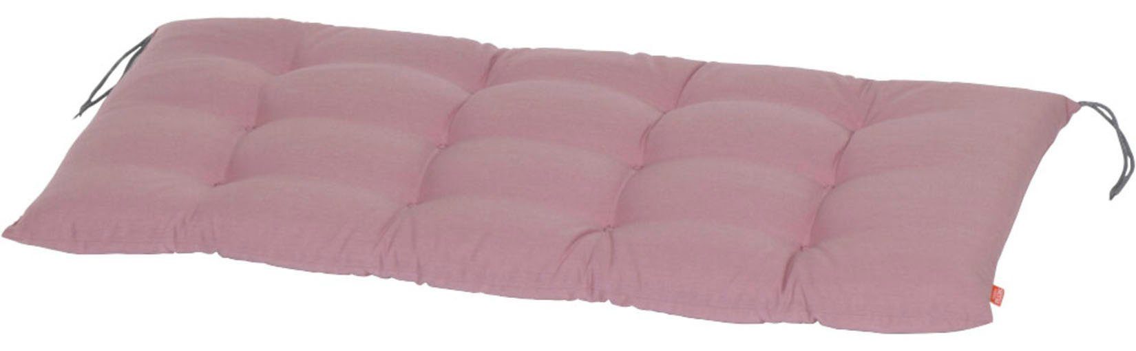 Siena Garden Bankauflage ATRIA, 120 cm, Dessin Uni, aus 100% recyceltem Polyester, in verschiedenen Farben