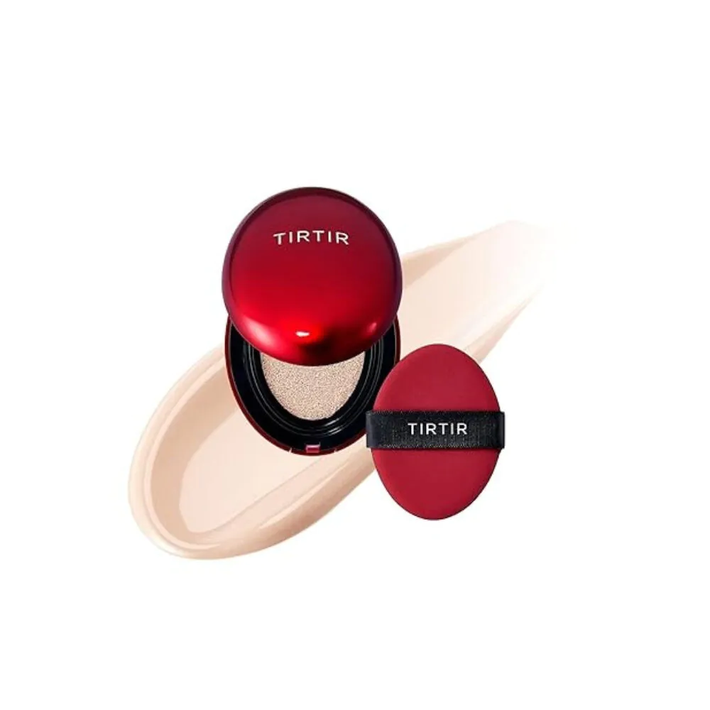 Tirtir Mask Fit црвени сунђераст пудер SPF40 PA++, 15C светли порцелан
