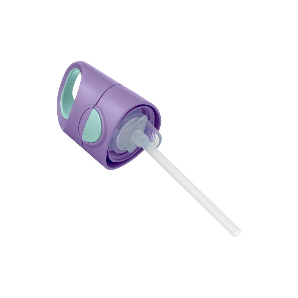 b.box Tritan-Flasche mit Strohhalm 450 ml - Lilac Pop