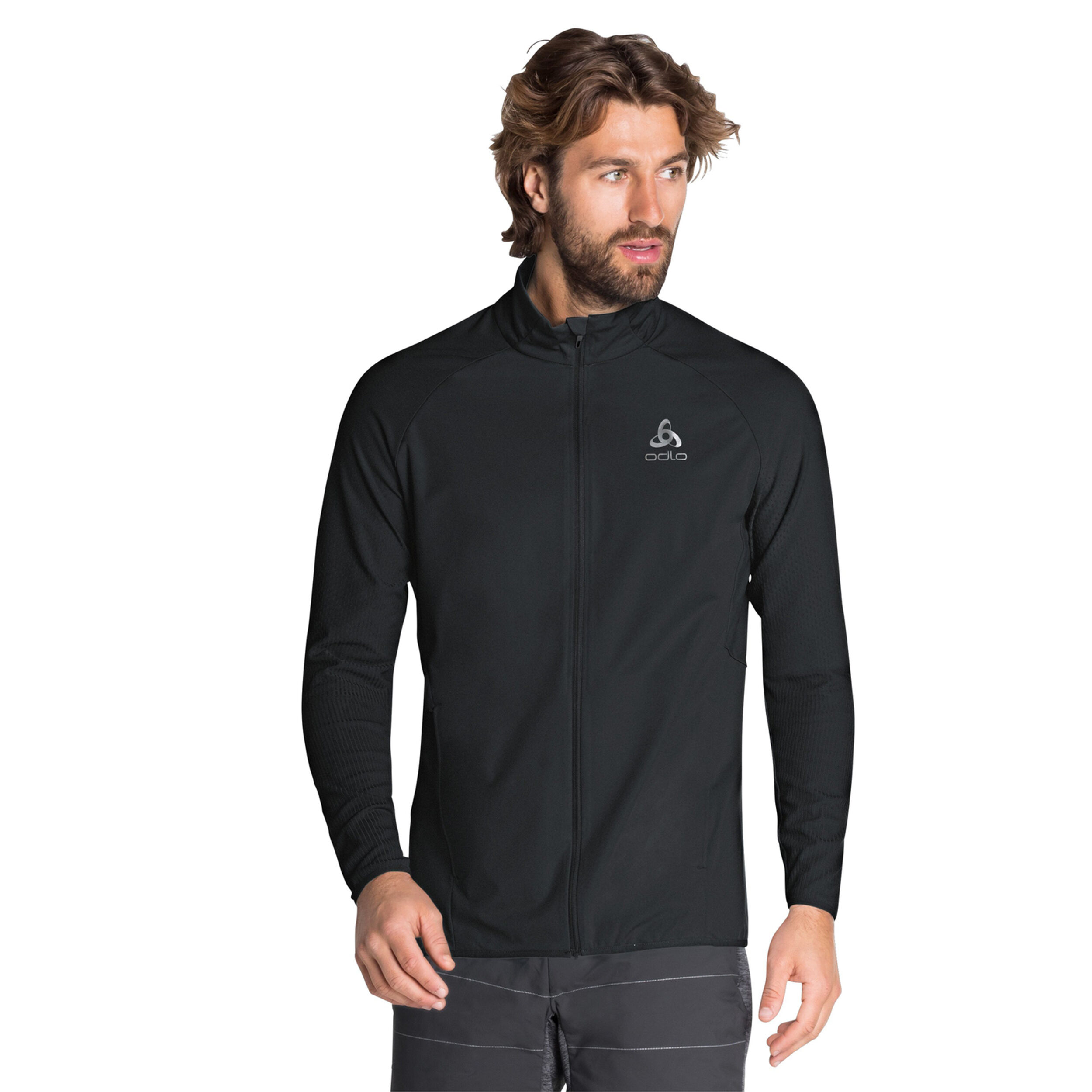 Zeroweight Warm Hybrid Laufjacke Herren - Schwarz