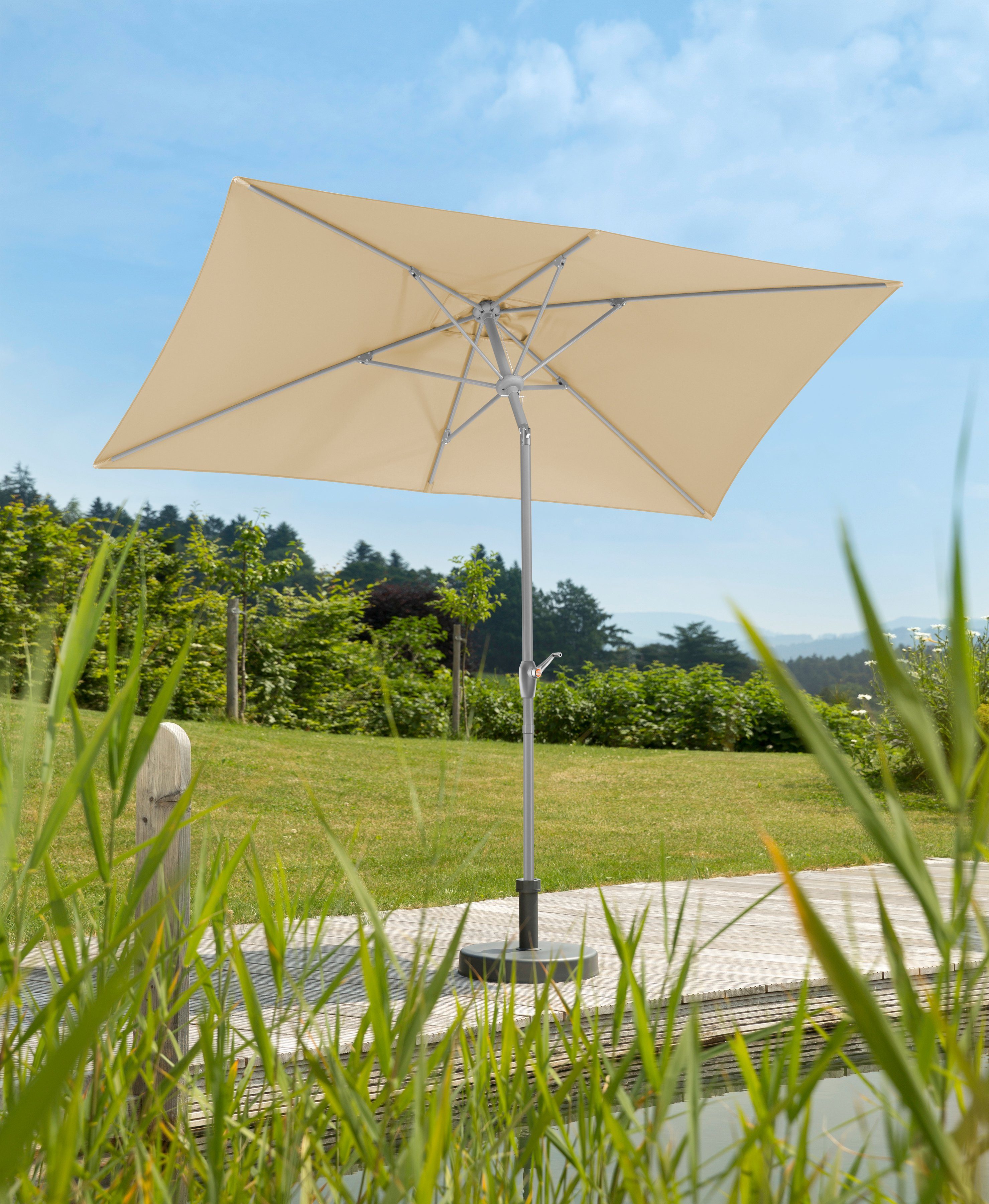 Schneider Schirme Marktschirm Porto, LxB: 300x200 cm, Stahl/Polyester