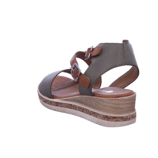 REMONTE Klassische Sandalen grün