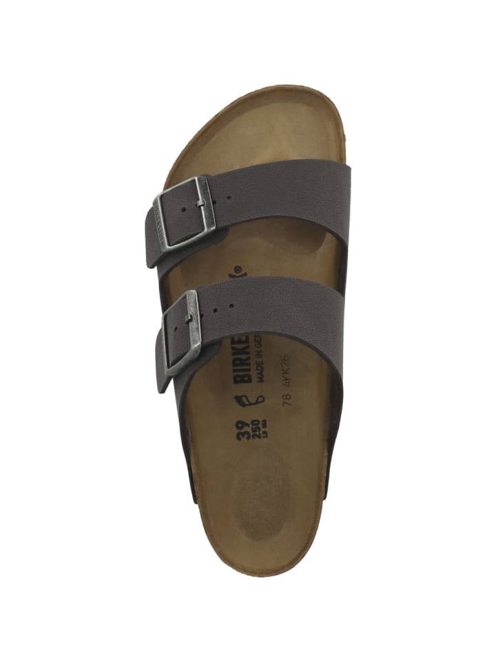 Birkenstock Sandale Arizona Birko-Flor Nubuk normal in dunkelgrau günstig kaufen 46