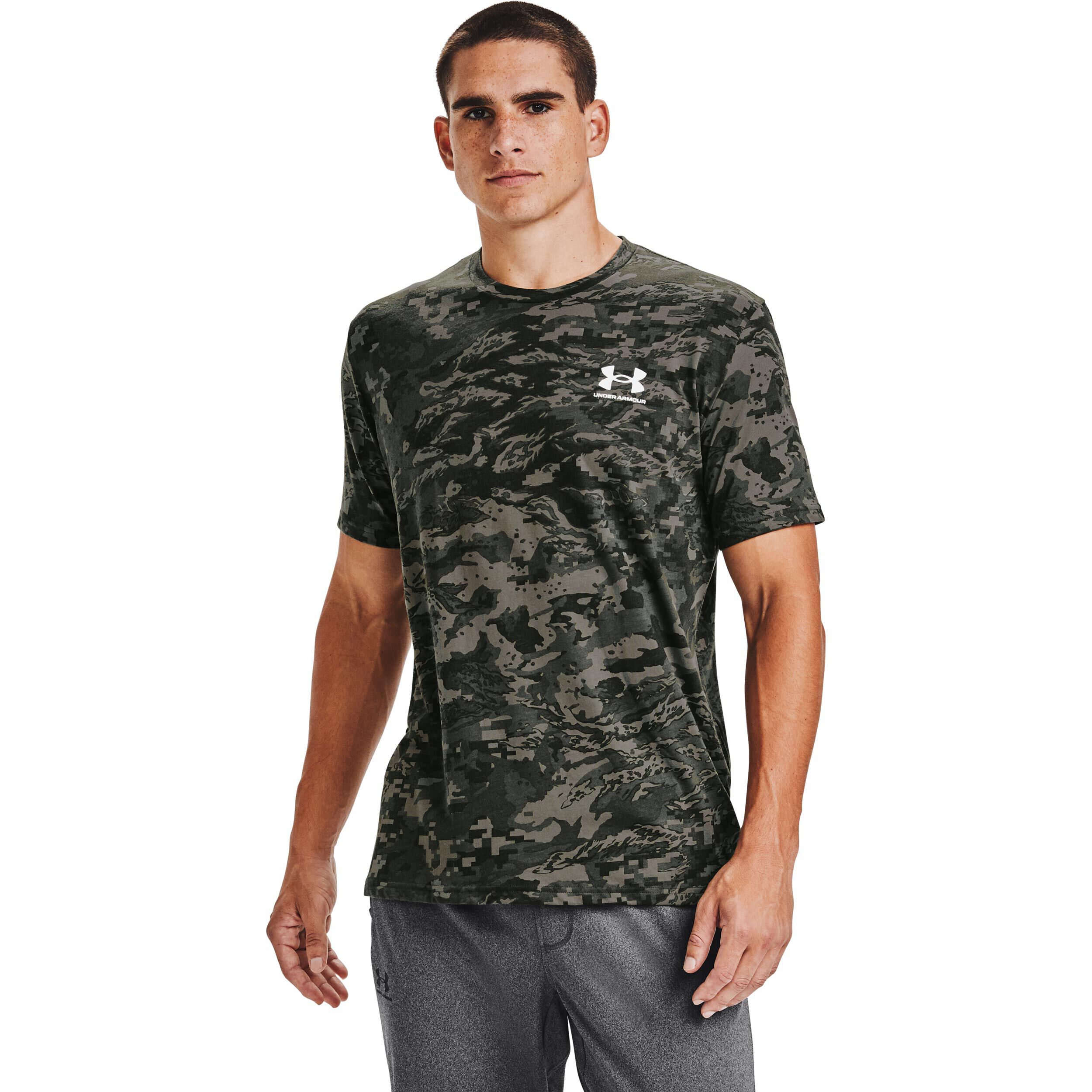 ABC Camo T-Shirt Herren - Grau, Grün