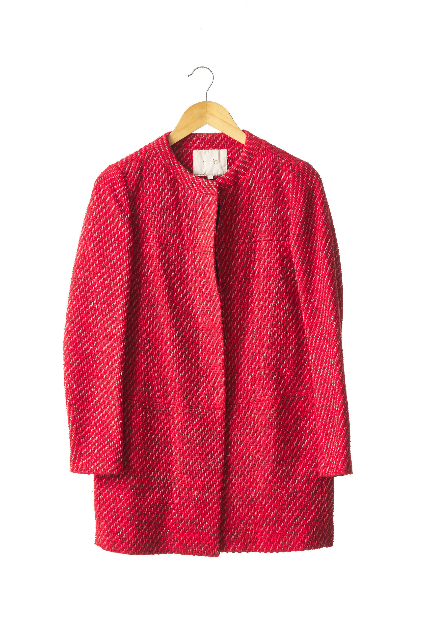 Maje Manteaux Longs Femme couleur rouge