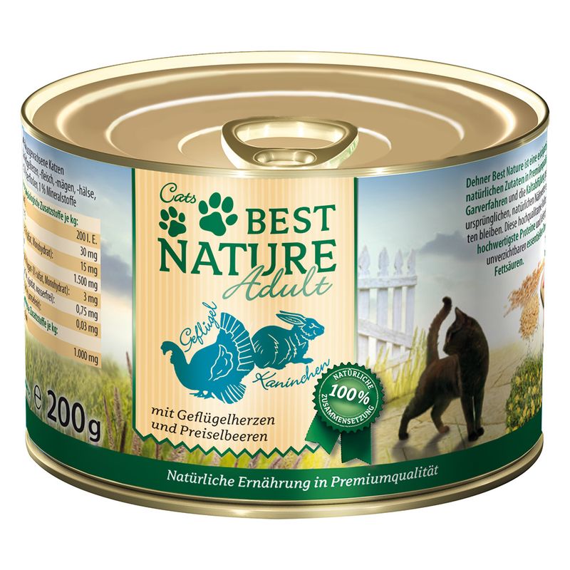 Sparpaket Best Nature Cat Adult 12 x 200 g