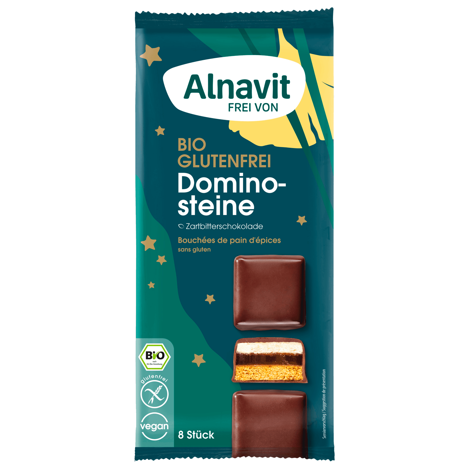 Alnavit Bio Dominosteine glutenfrei vegan 140g
