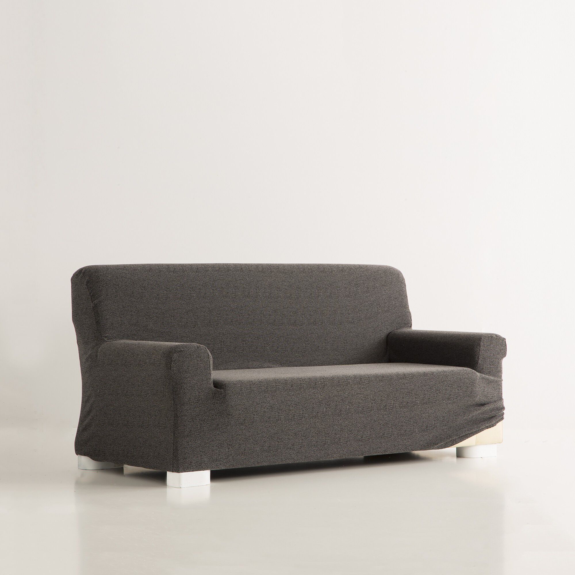 Housse extensible jacquard chiné fauteuil canapé