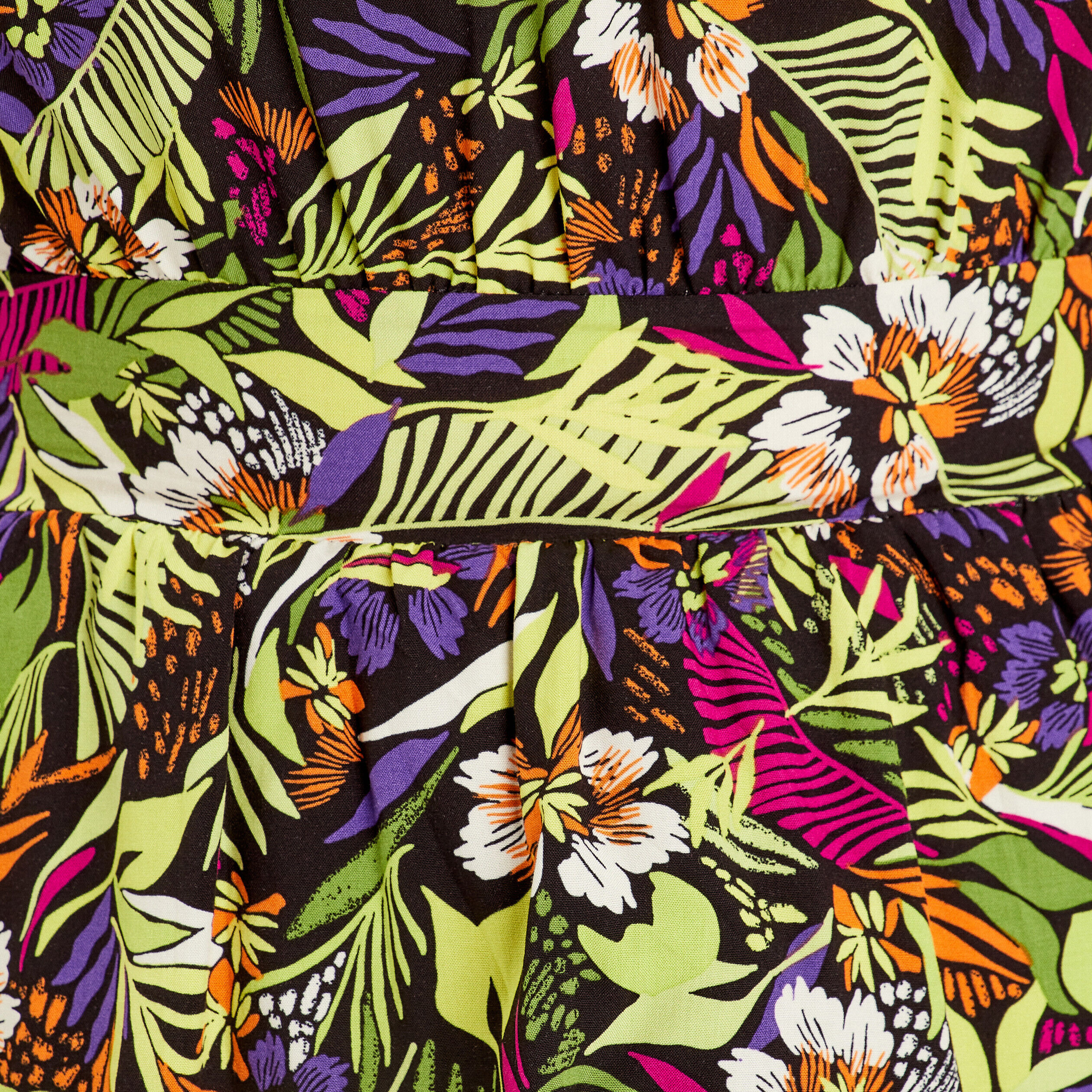 Blouse avec manches courtes noir femme | Cache Cache
