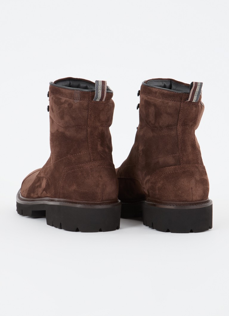 Floris van Bommel The Ribber suede lace-up boot