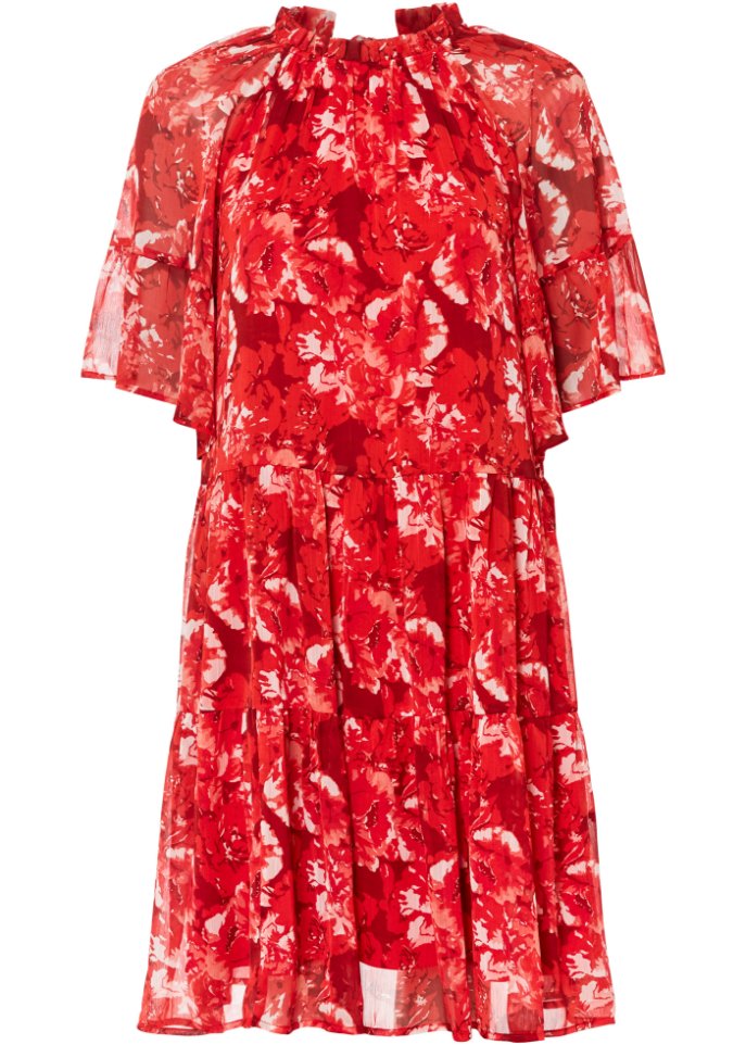 Kleid mit Volants