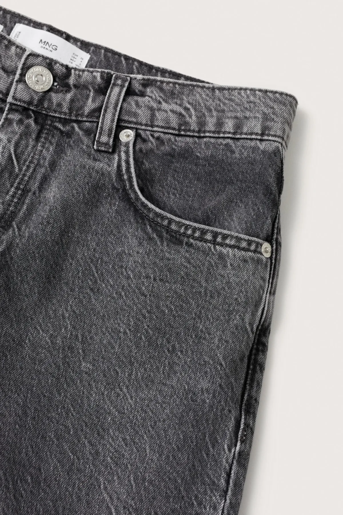 MANGO  Graue Damenjeans 27011119