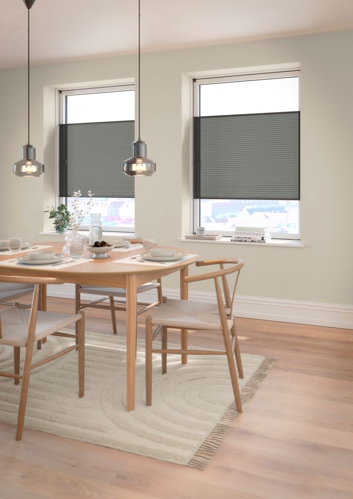 Zasłona plisowana HVEN 60x130cm góra/dół szara