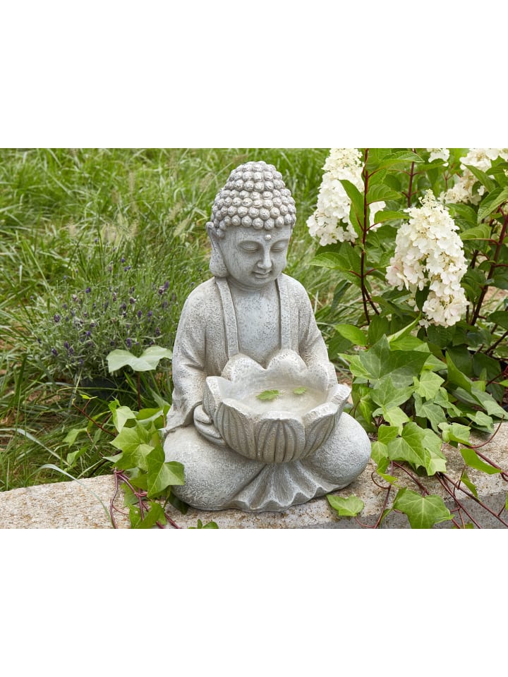 Beliani Gartenfigur MONTCEL in Grau - (W) 27 x (H) 44 x (L) 23 cm günstig kaufen onesize