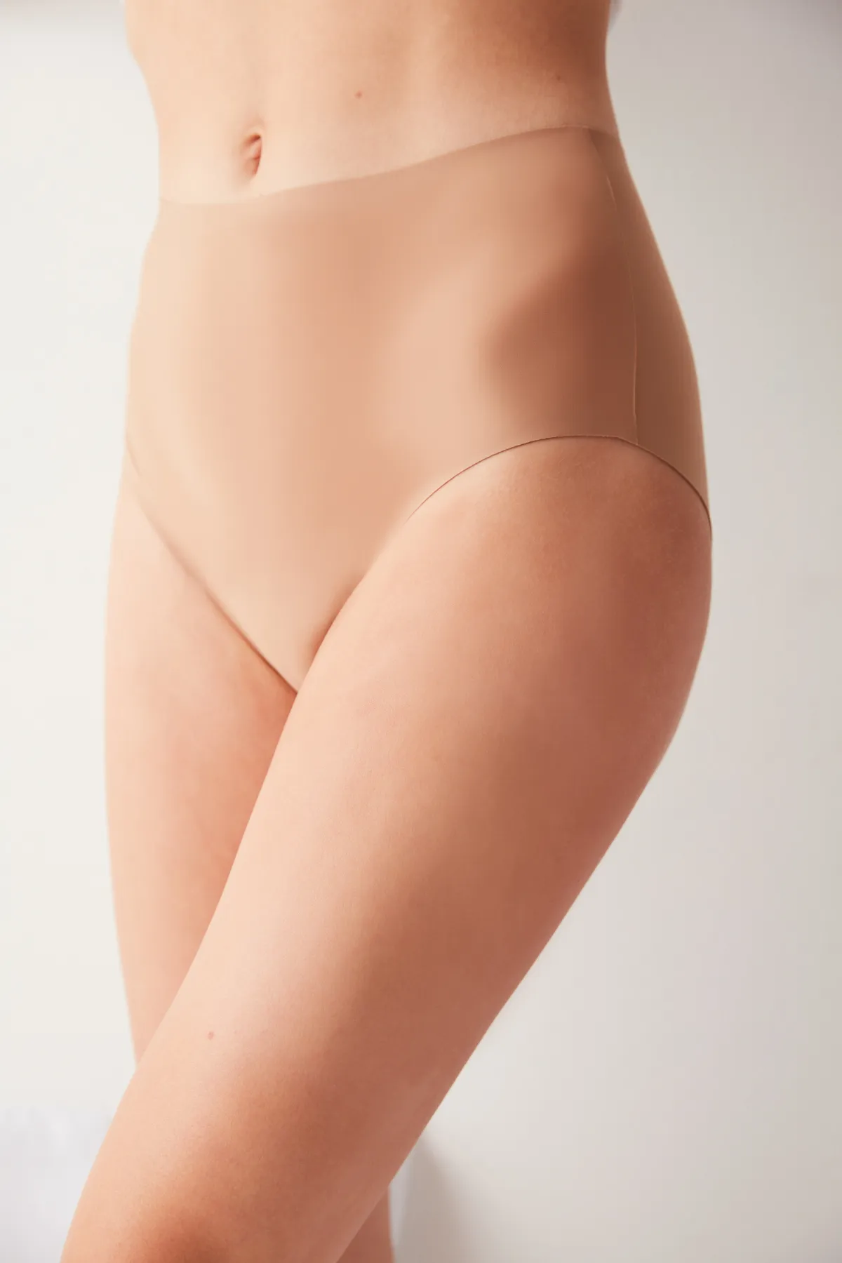 Penti  #Nibirakmaz Hautfarbenes Slip-Menstruationshöschen mit hoher Taille und längerer Periode
