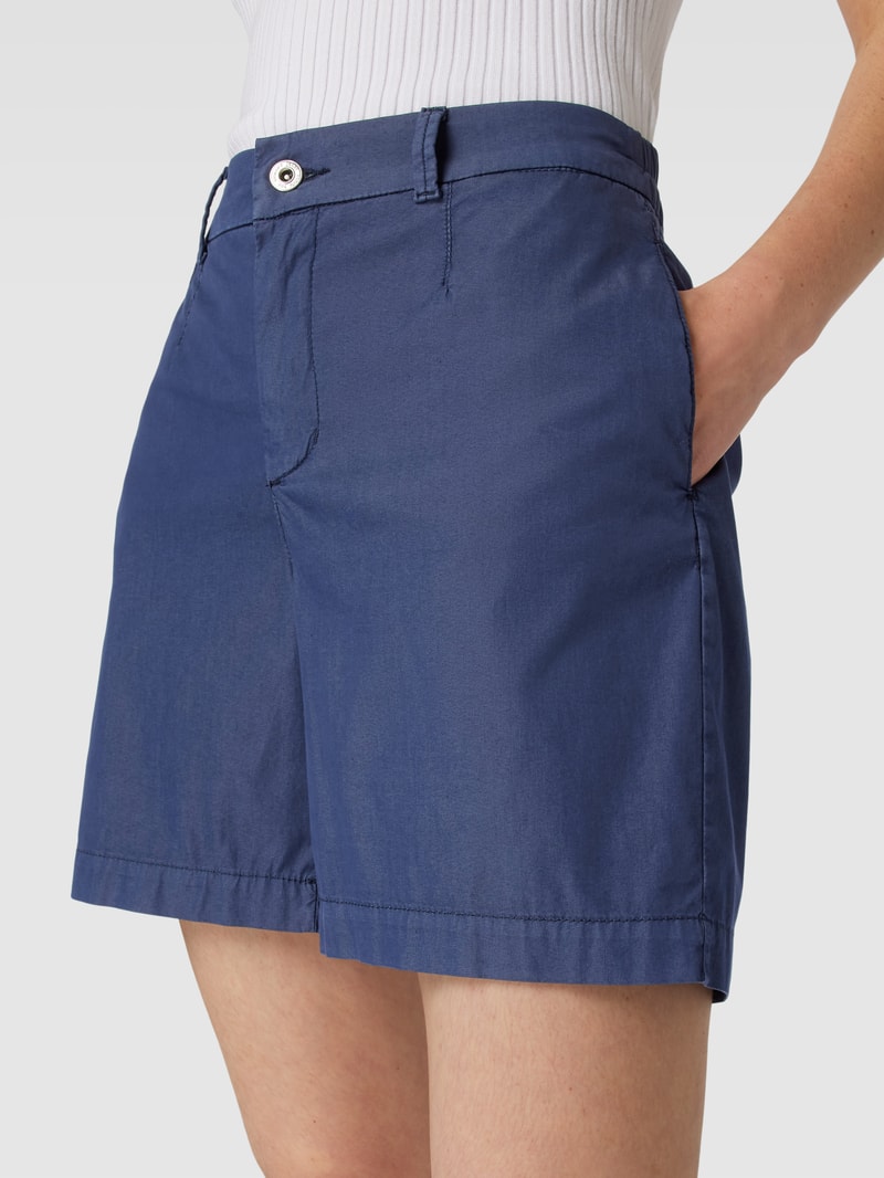 Bermudas mit Eingrifftasche in marineblau