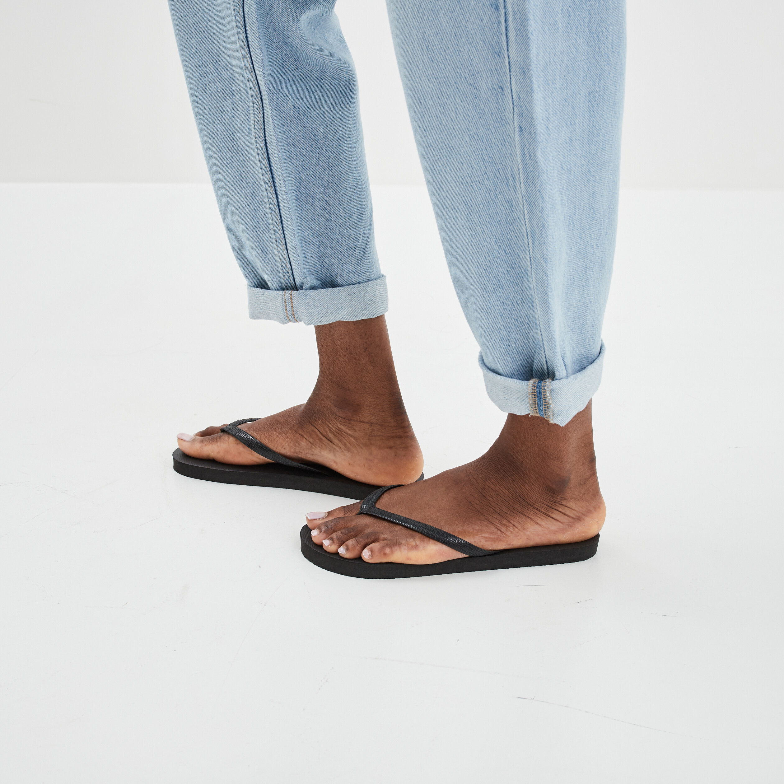 Tongs Wamea Beach noir femme | La Halle