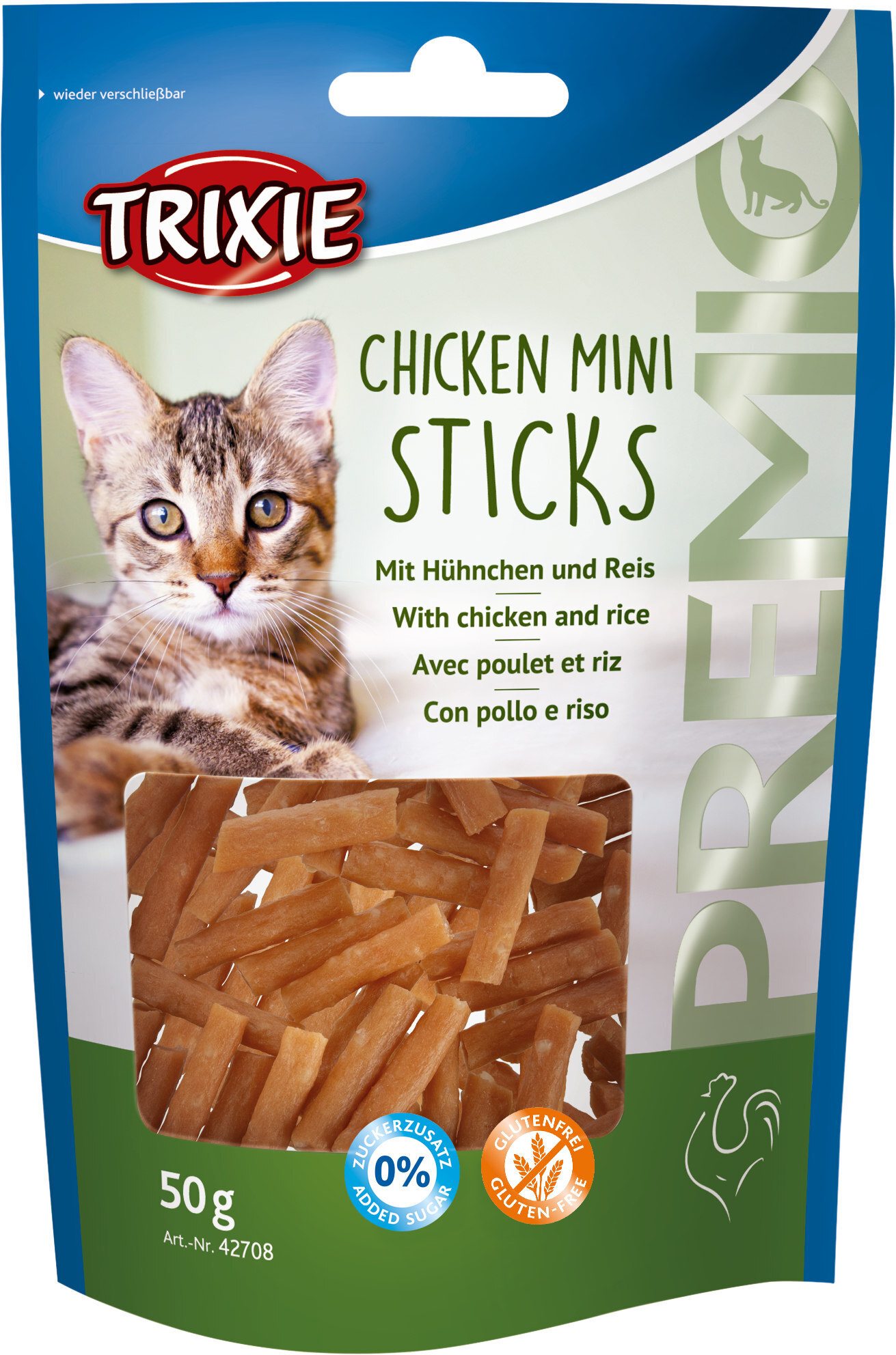 Trixie Snacks Trixie Premio Chicken Mini Sticks, 6 x 50 g