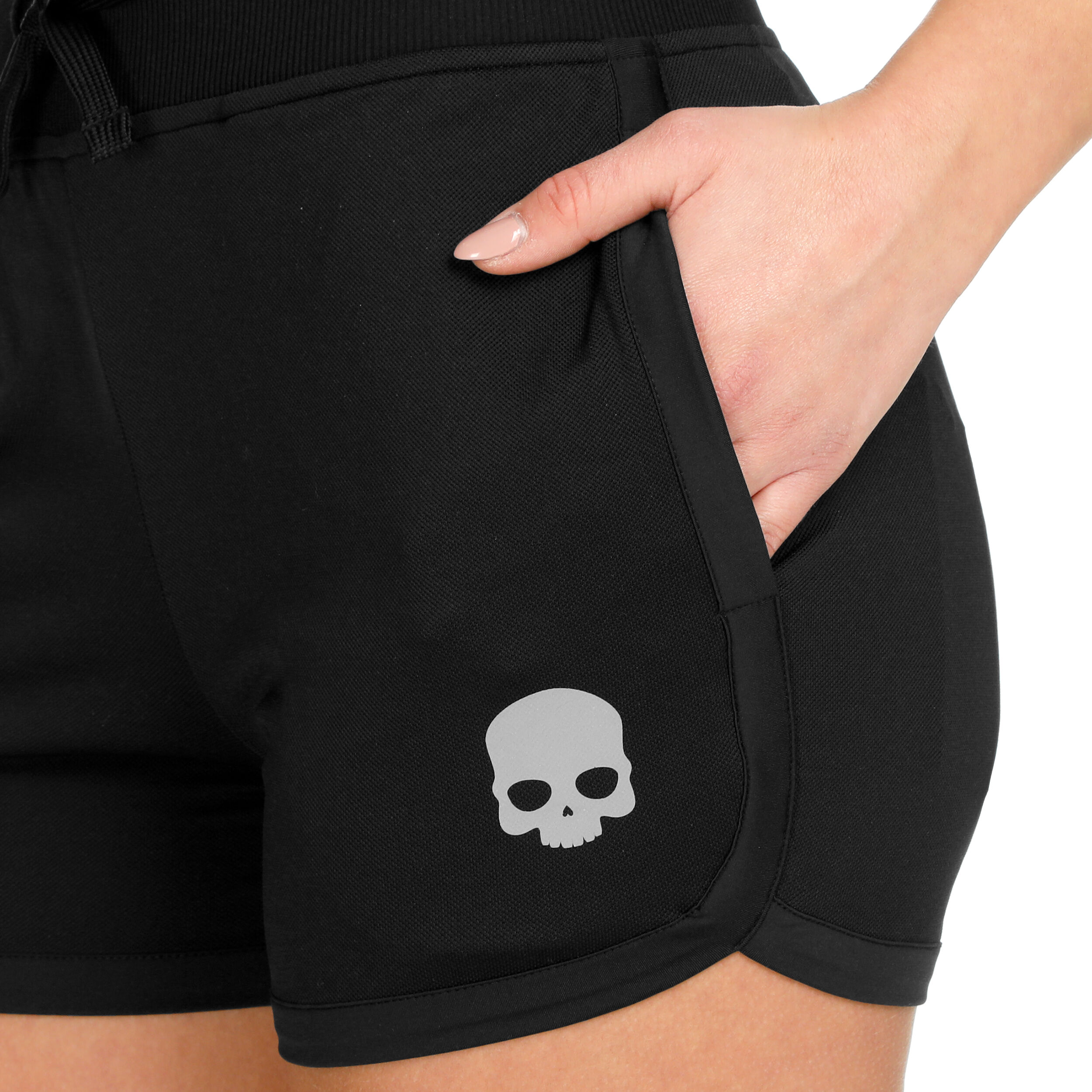 Shorts Damen - Schwarz, Grau