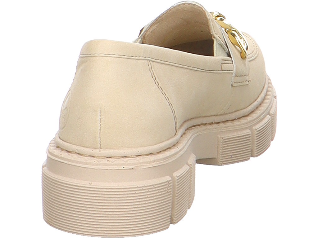 RIEKER Sportliche Slipper beige