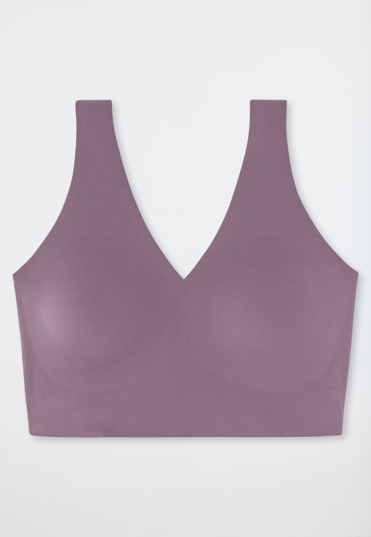 Bustier Mikrofaser herausnehmbare Pads malve - Invisible Soft