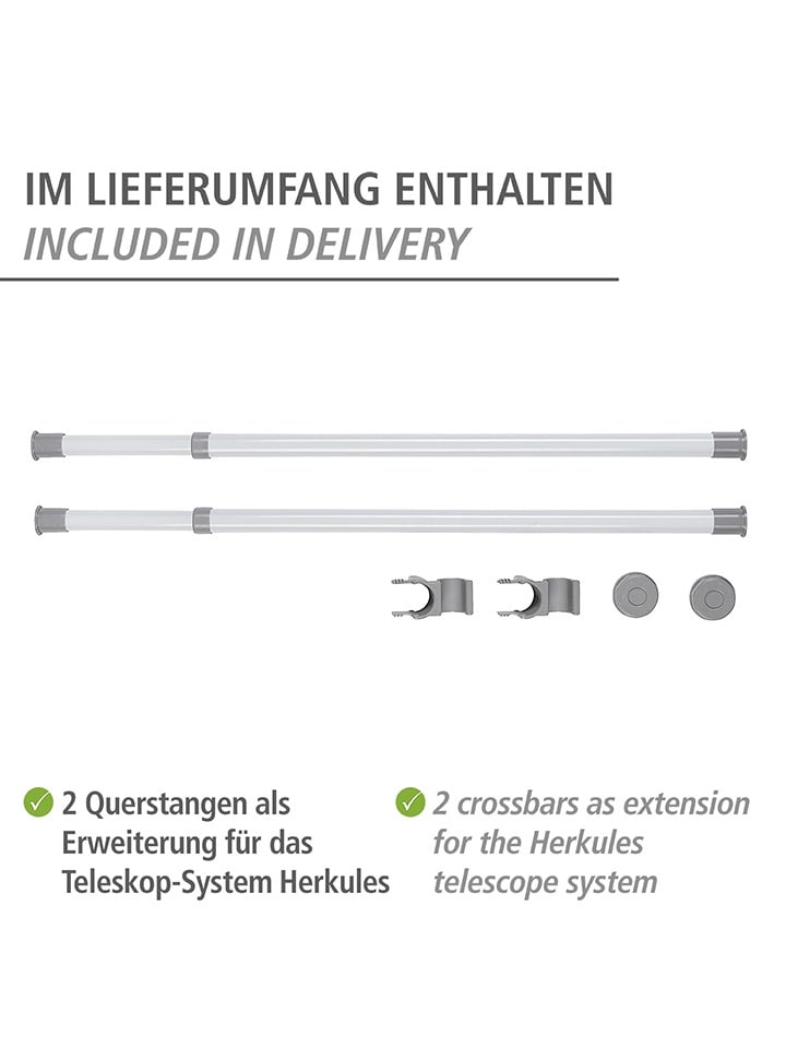 Wenko 2er-Set: Kleiderstangen 