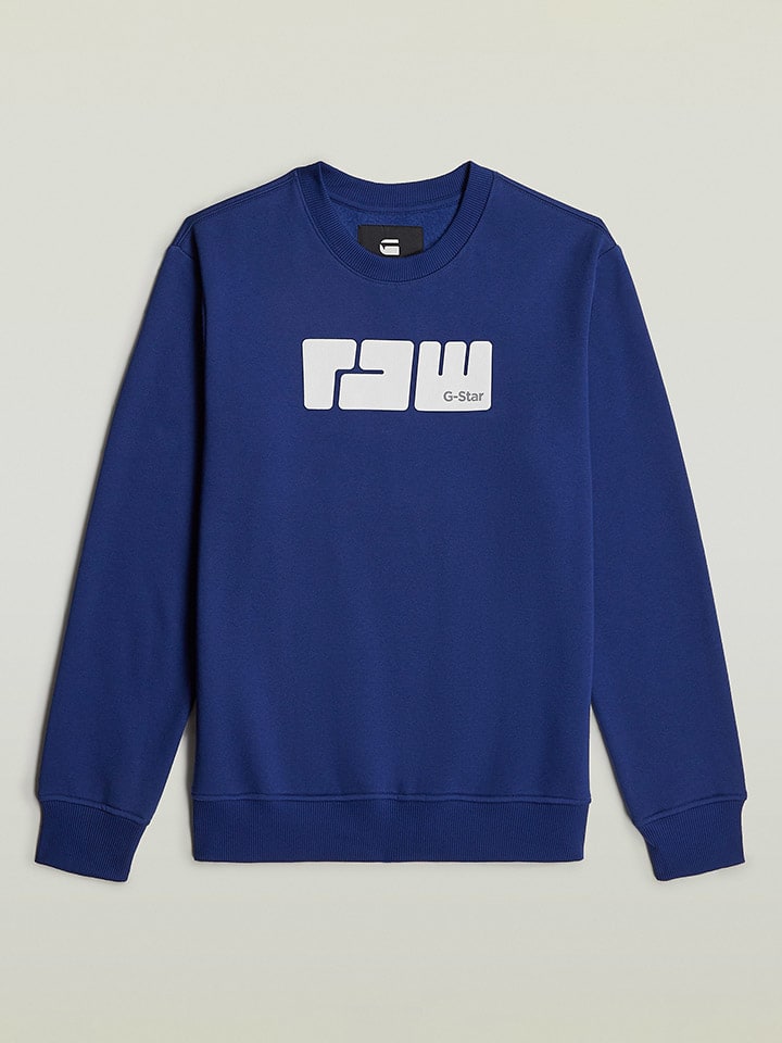 G-Star Sweatshirt in Blau günstig kaufen