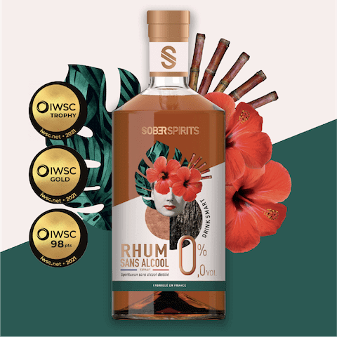 Sober Spirits : Rhum sans alcool - Gueule de joie 0° |  50 cl