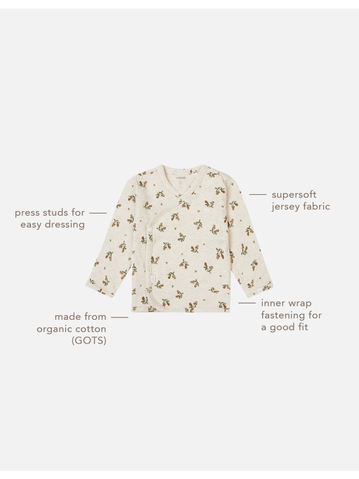 Noppies Langarmshirt Nicosia in Oatmeal günstig kaufen