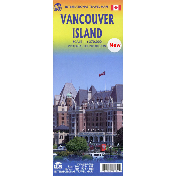 International Travel Map Vancouver Island - Karte