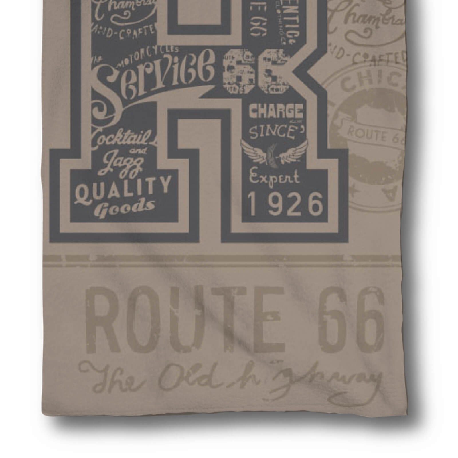 ESPiCO Strandtuch Strandlaken Route 66 The old Highway, Frottee (1-St), Badetuch, USA, Chopper, Biker