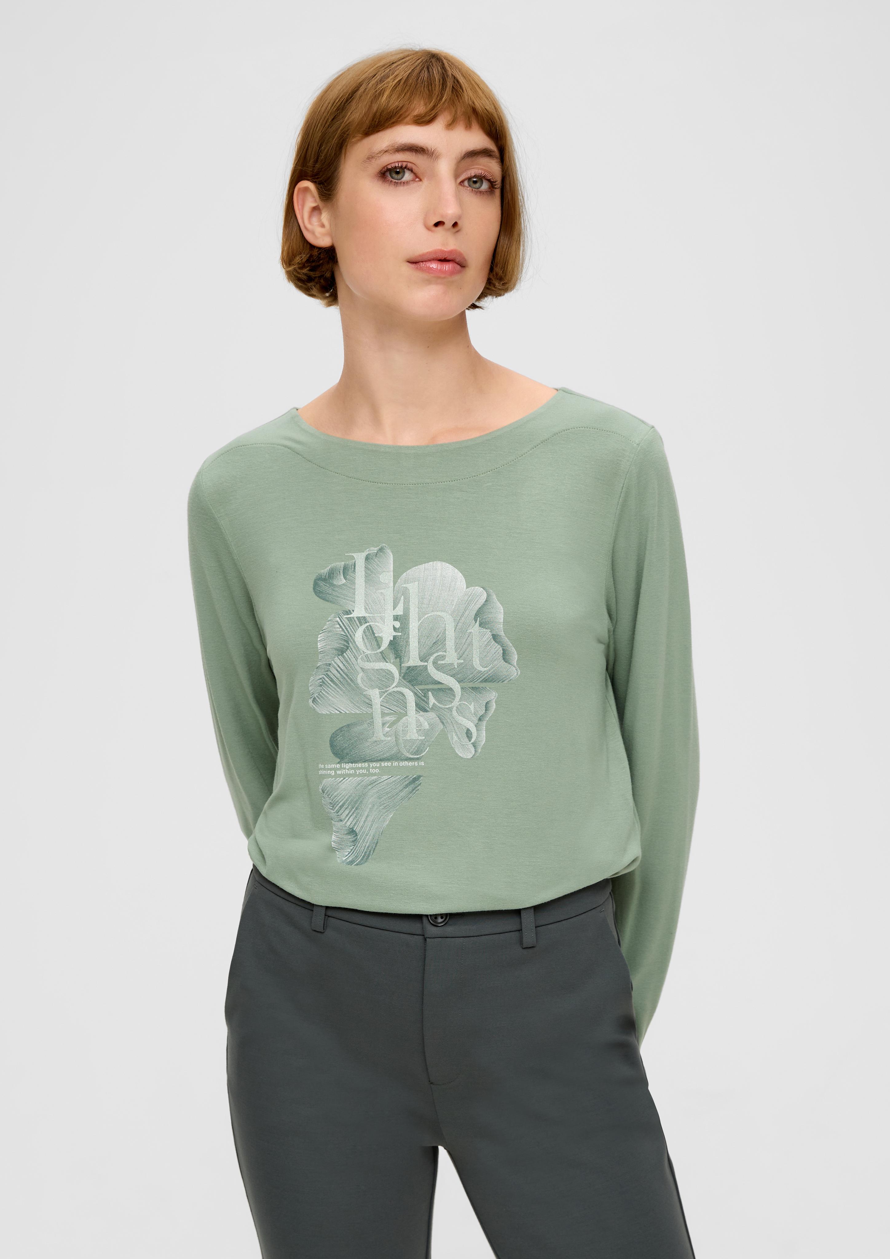 Longsleeve aus Viskosestretch  2137222-72D0