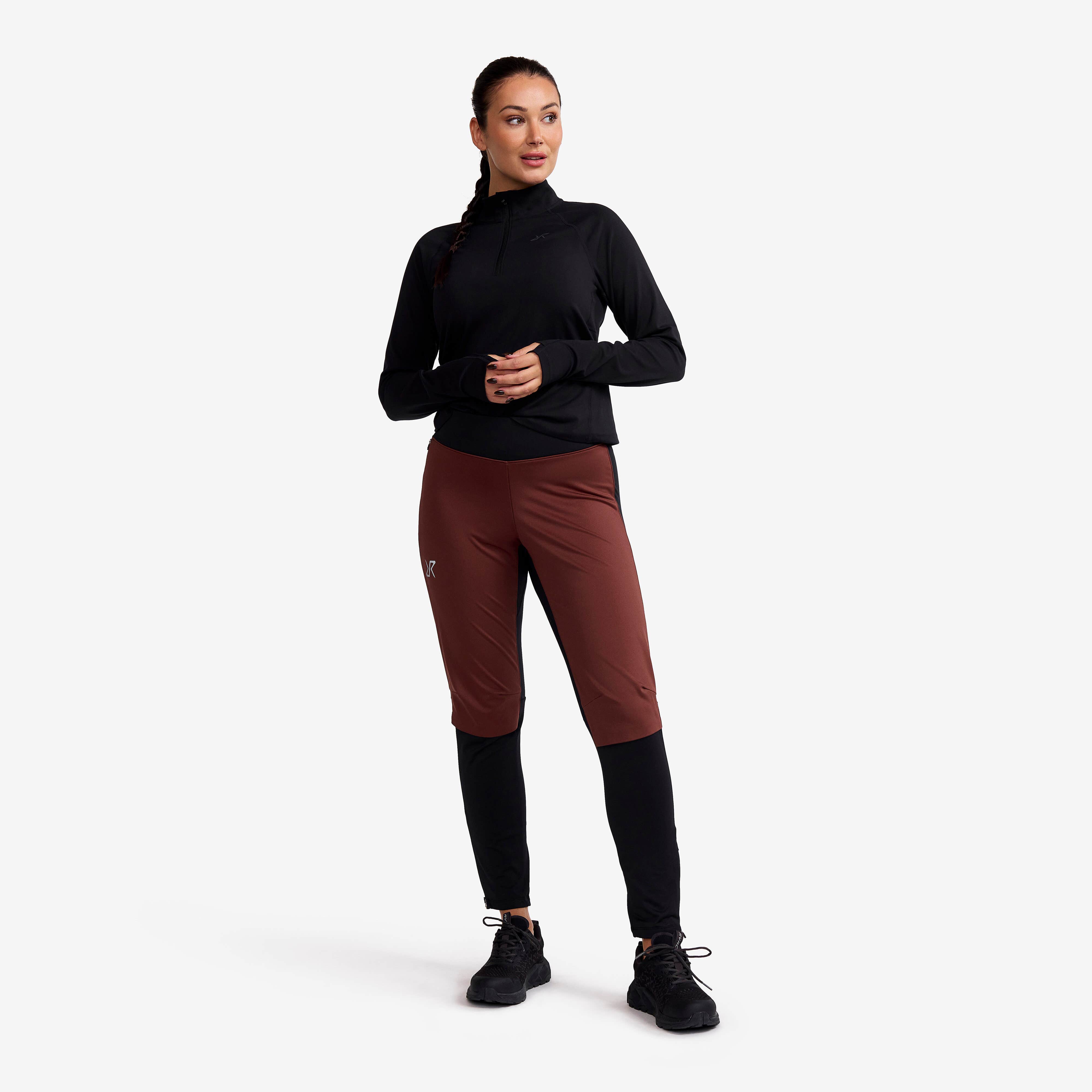 Prep Half-zip Top Femme Black