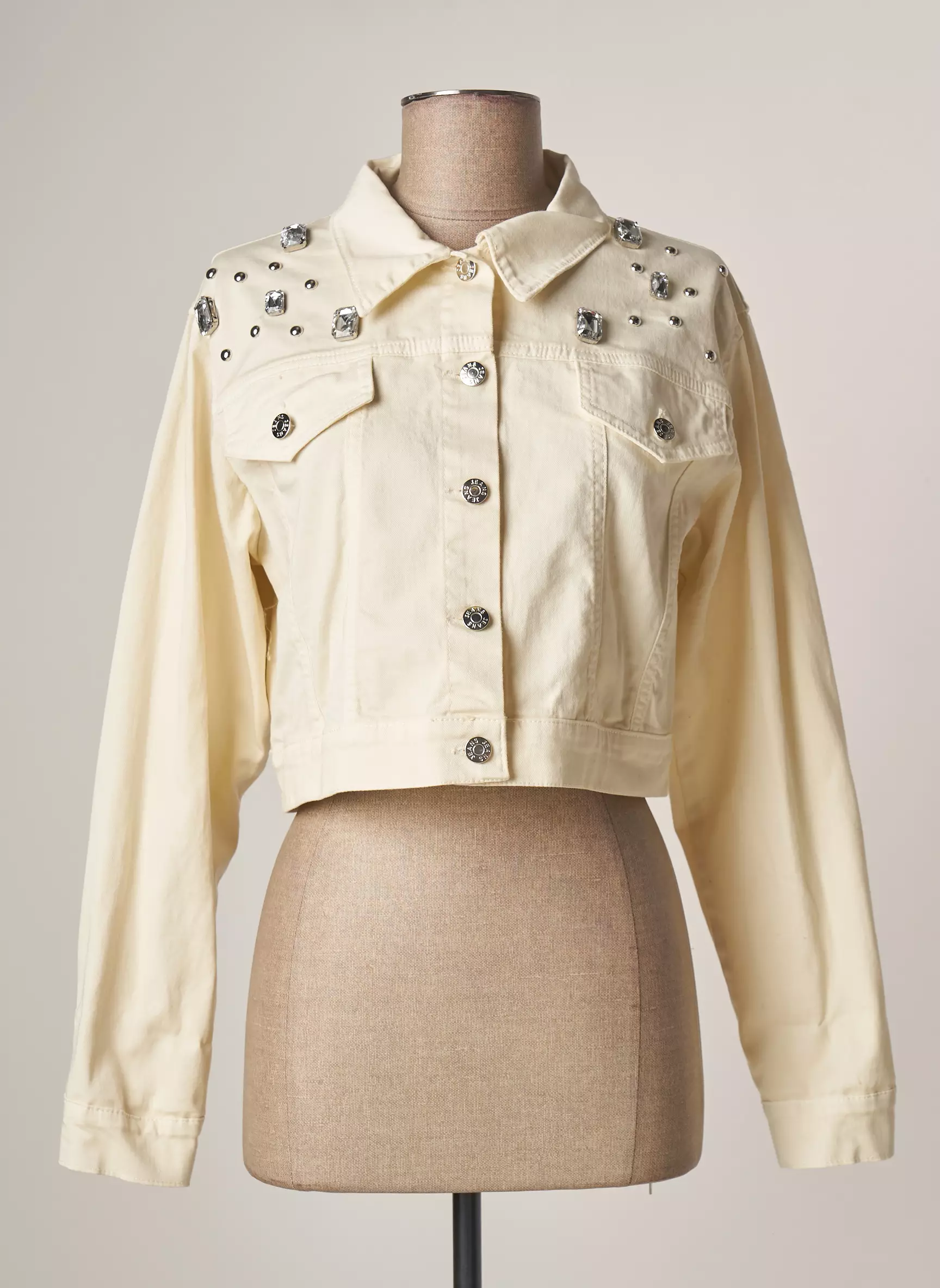 Angela Davis Vestesenjean Femme couleur beige