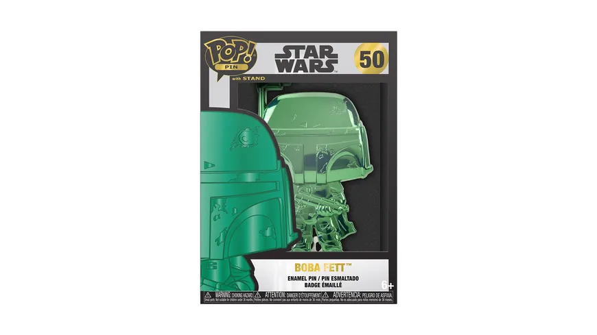 Funko - POP! - Star Wars - Pin Boba Fett (Green)
