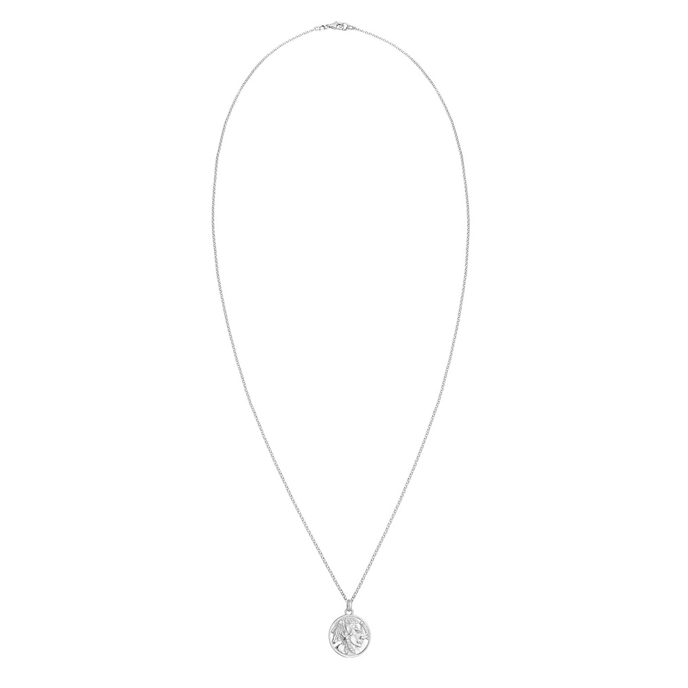 Elli Elli Collier Plaquettaire Antique Boho Festival Collier Femme  (925/1000) Argent collier