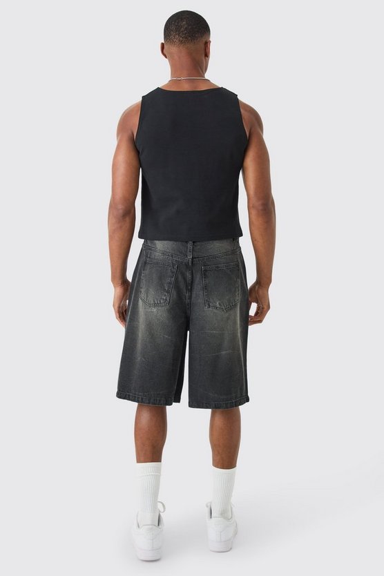 Muscle-Fit Cut-Out Tanktop