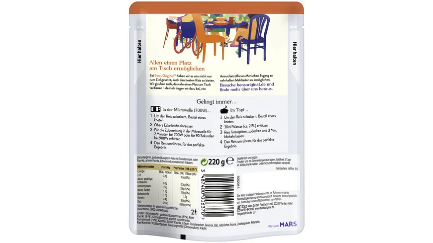 Ben's Orininal™ Express Griechisch - Djuvec Reis 220 g