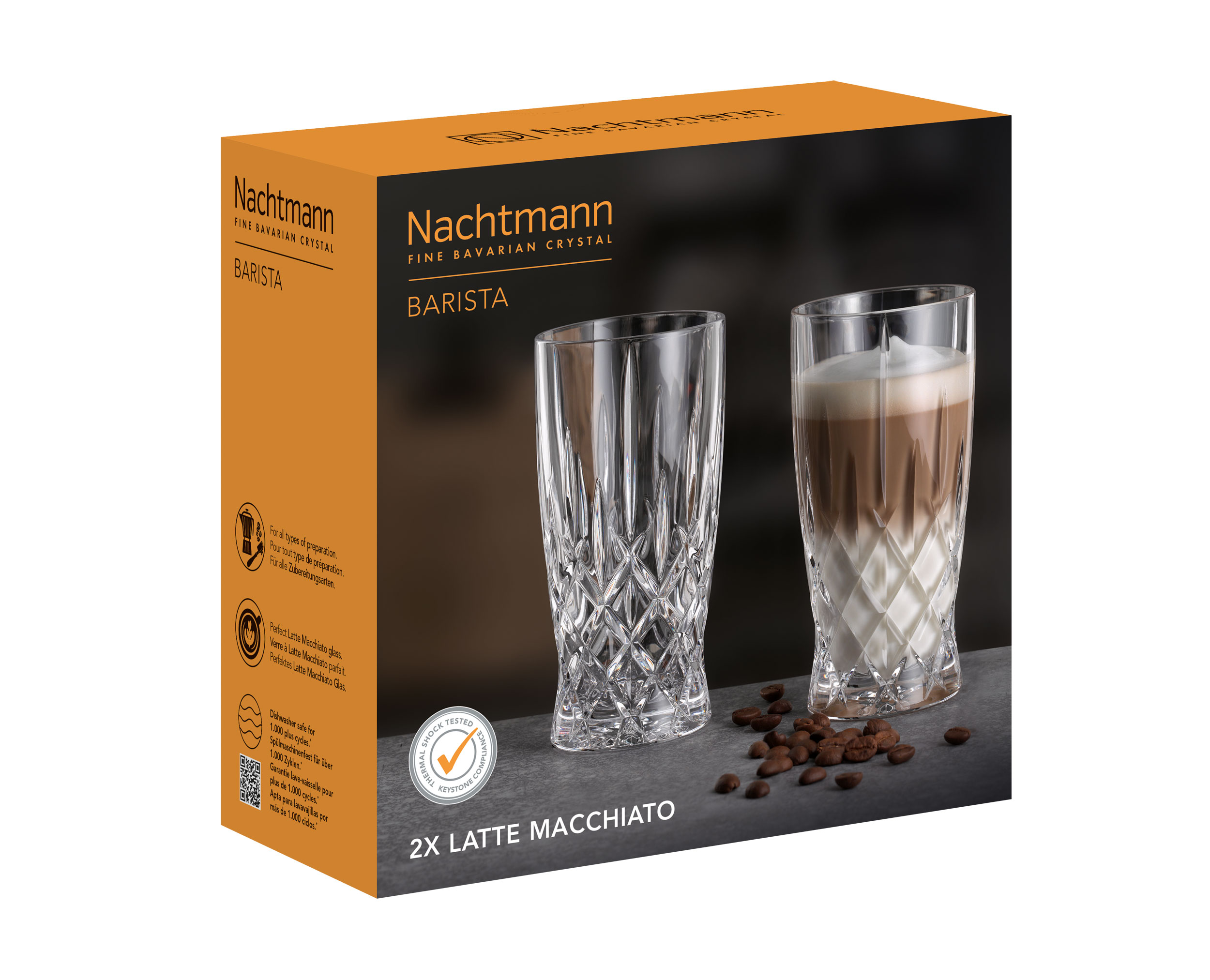 Nachtmann2er Latte Macchiato Glas 350ml
