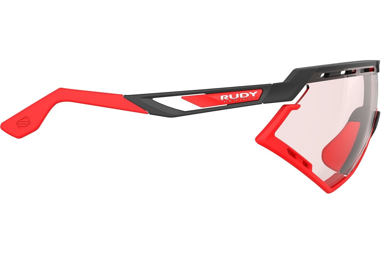 Rudy Project Defender Black Matte Red Fluo / Impactxphoto2 Red