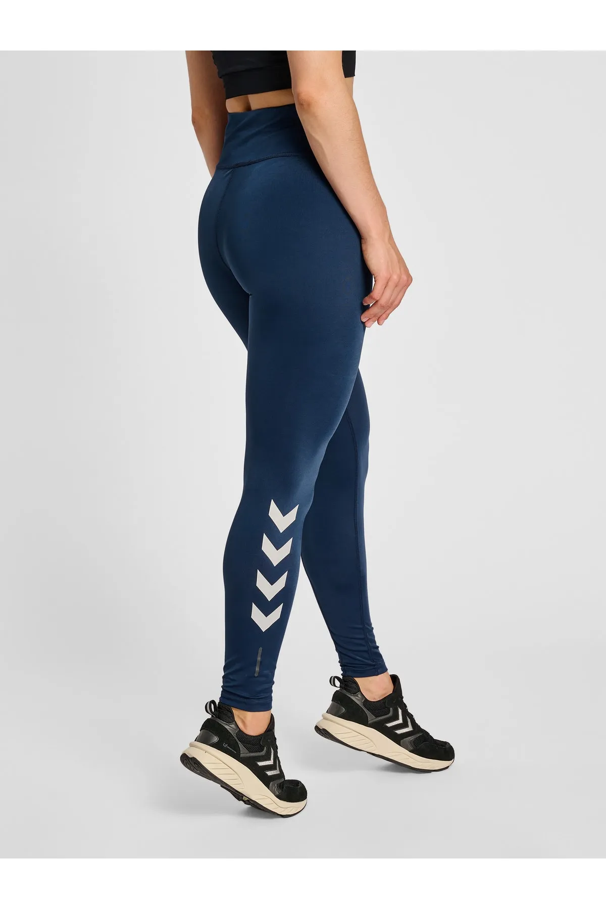 hummel  Sport-Leggings - Blau - Mittlerer Bund