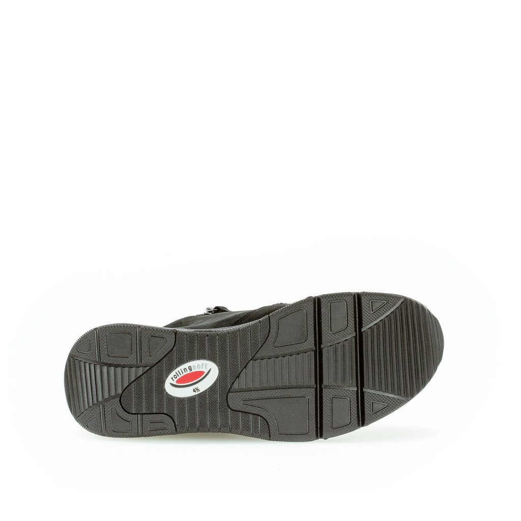 rollingsoft Schnürstiefelette schwarz