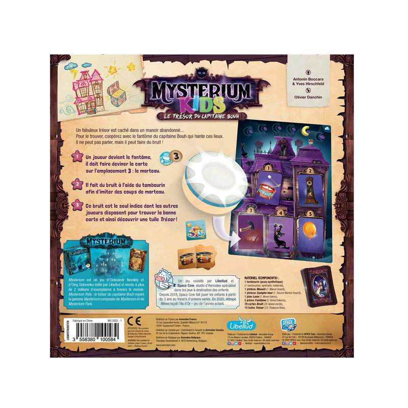 Jeu de société Mysterium Kids : Le Trésor du Capitaine Bouh Asmodée