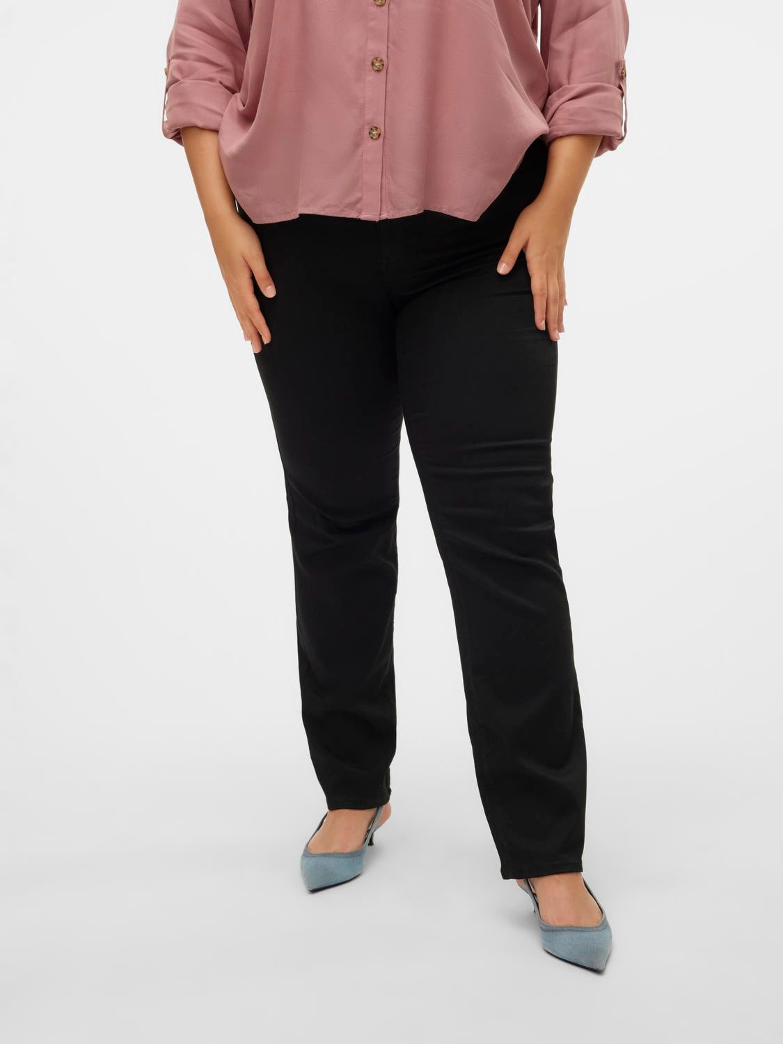 VMCFLASH Mid Rise Gerade geschnitten Jeans