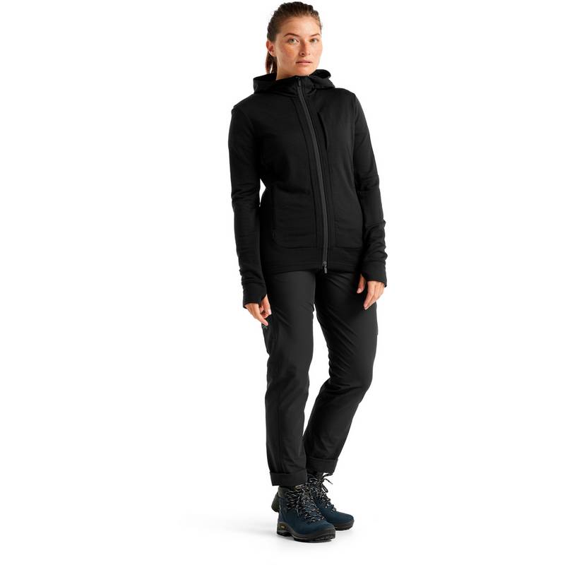 Icebreaker QUANTUM III Kapuzenjacke Damen
