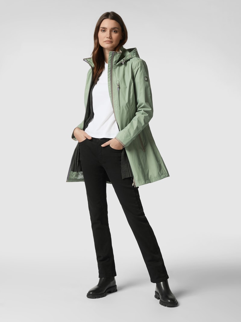 Funktionsjacke mit Kapuze Modell 'Westside' in grün